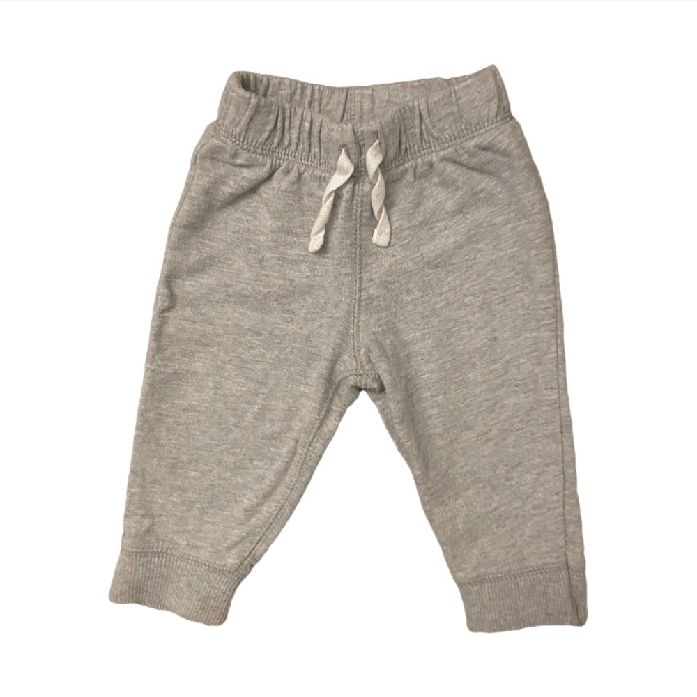 light heather gray carter’s baby jogger pant | drawstring | elastic waist band